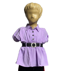 Kids tops with belts