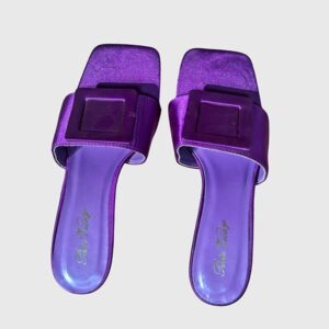 Women's Rite Vicky Cube Strass Heel Satin Mules